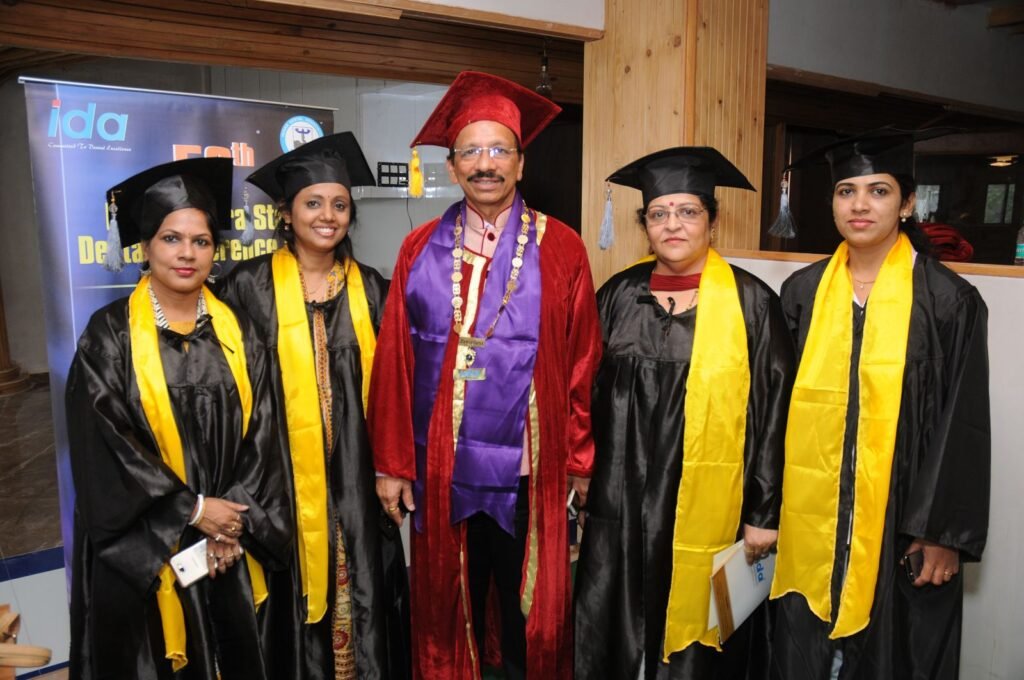 With graduates at an IDA convocation