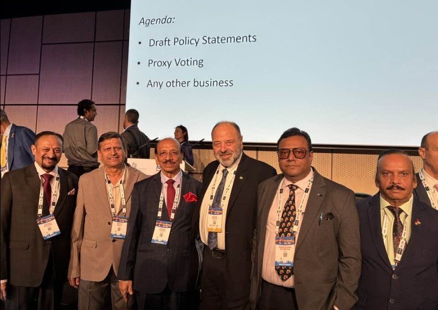 The Indian delegation at the FDI General Assembly, Prague, September 2026